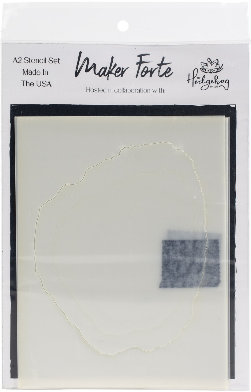 Maker Forte Stencils By Hedgehog Hollow A2-Deluxe Geode Builder